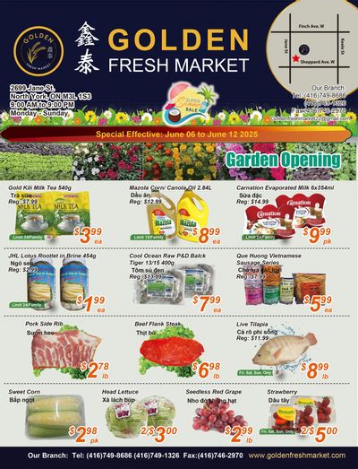 Golden Fresh Market Flyer June 6 to 12