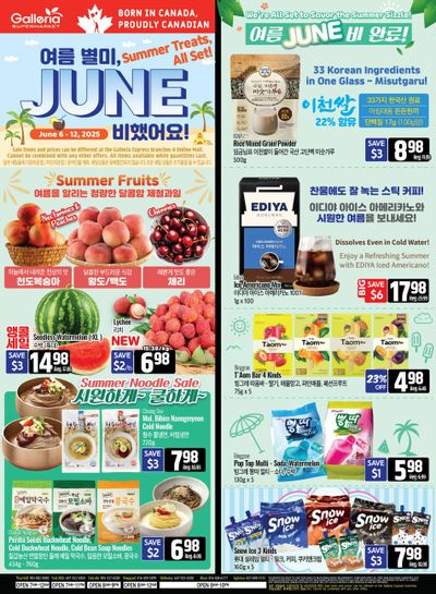 Galleria Supermarket Flyer June 6 to 12 Galleria Supermarket Flyer June 6 to 12