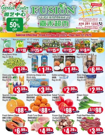 Fusion Supermarket Flyer June 6 to 12