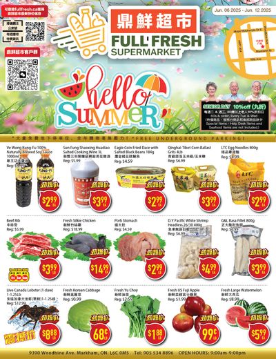 Full Fresh Supermarket Flyer June 6 to 12 Full Fresh Supermarket Flyer June 6 to 12