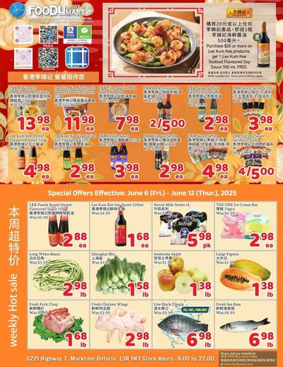 FoodyMart (HWY7) Flyer June 6 to 12 FoodyMart (HWY7) Flyer June 6 to 12