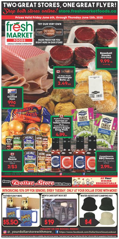 Fresh Market Foods Flyer June 6 to 12 Fresh Market Foods Flyer June 6 to 12