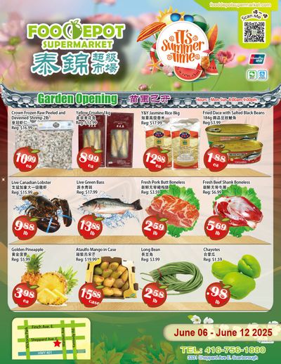 Food Depot Supermarket Flyer June 6 to 12 Food Depot Supermarket Flyer June 6 to 12