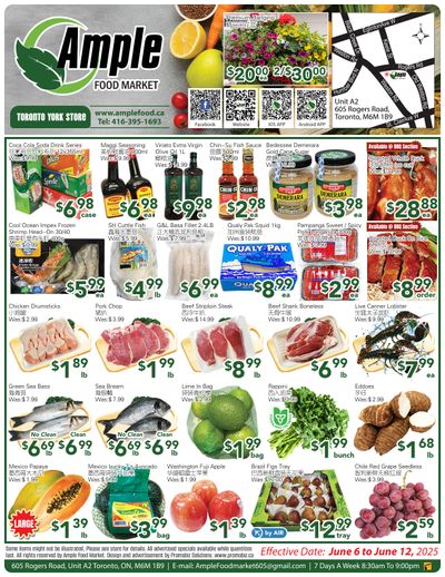 Ample Food Market (North York) Flyer June 6 to 12