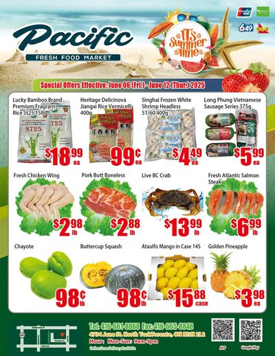 Pacific Fresh Food Market (North York) Flyer June 6 to 12