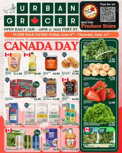 Urban Grocer Flyer June 6 to 12 Urban Grocer Flyer June 6 to 12