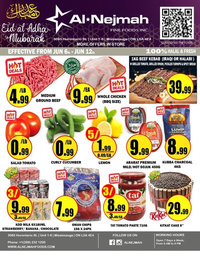 Alnejmah Fine Foods Inc. Flyer June 6 to 12 Alnejmah Fine Foods Inc. Flyer June 6 to 12