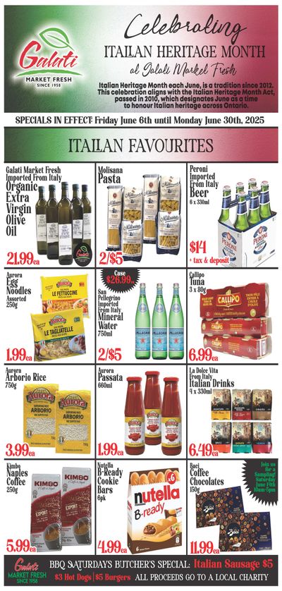 Galati Market Fresh Flyer June 6 to 30 Galati Market Fresh Flyer June 6 to 30