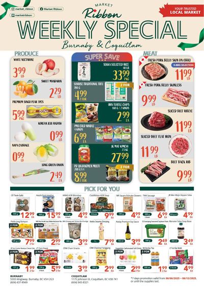 Market Ribbon Flyer June 6 to 12