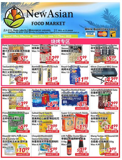 New Asian Food Market Flyer June 6 to 12
