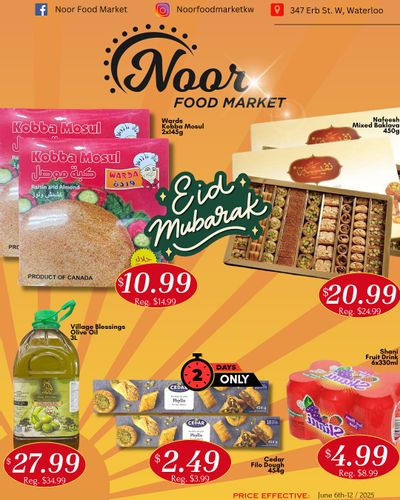 Noor Food Market Flyer June 6 to 12 Noor Food Market Flyer June 6 to 12