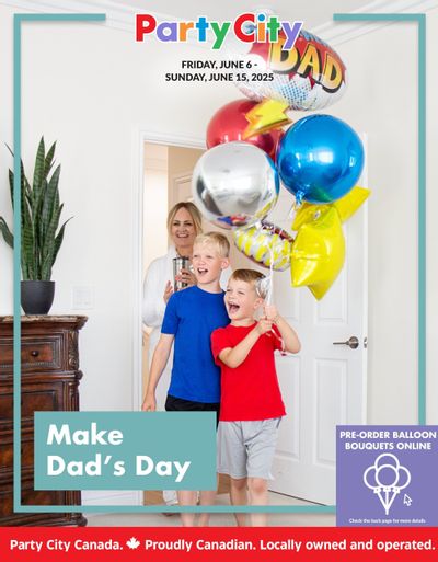 Party City Flyer June 6 to 15 Party City Flyer June 6 to 15