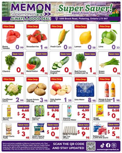 Memon Supermarket Flyer June 6 to 12 Memon Supermarket Flyer June 6 to 12
