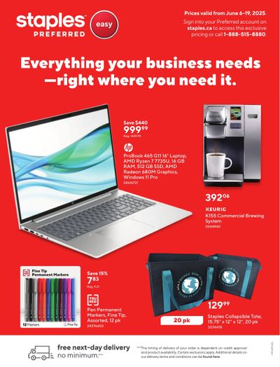 Staples Preferred Flyer June 6 to 19 Staples Preferred Flyer June 6 to 19