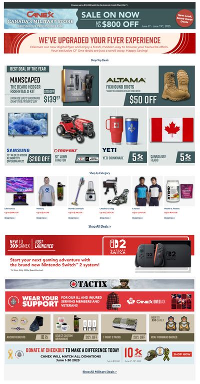 Canex Flyer June 6 to 19