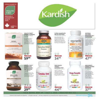 Kardish Flyer May 29 to July 2 Kardish Flyer May 29 to July 2