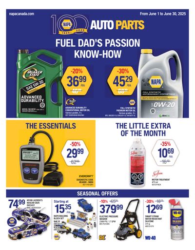 NAPA Auto Parts Flyer June 1 to 30