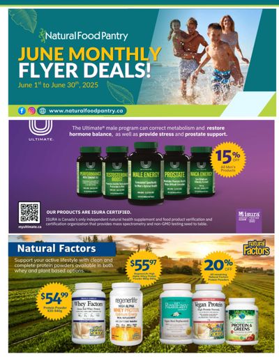 Natural Food Pantry Flyer June 1 to 30 Natural Food Pantry Flyer June 1 to 30