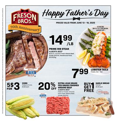 Freson Bros. Flyer June 13 to 19 Freson Bros. Flyer June 13 to 19