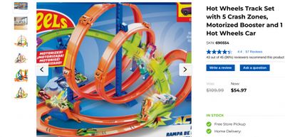 Toys R Us Canada: Hot Wheels Epic Action Crash Dash Set $54.97 (reg. $109.99) + More Clearance Deals