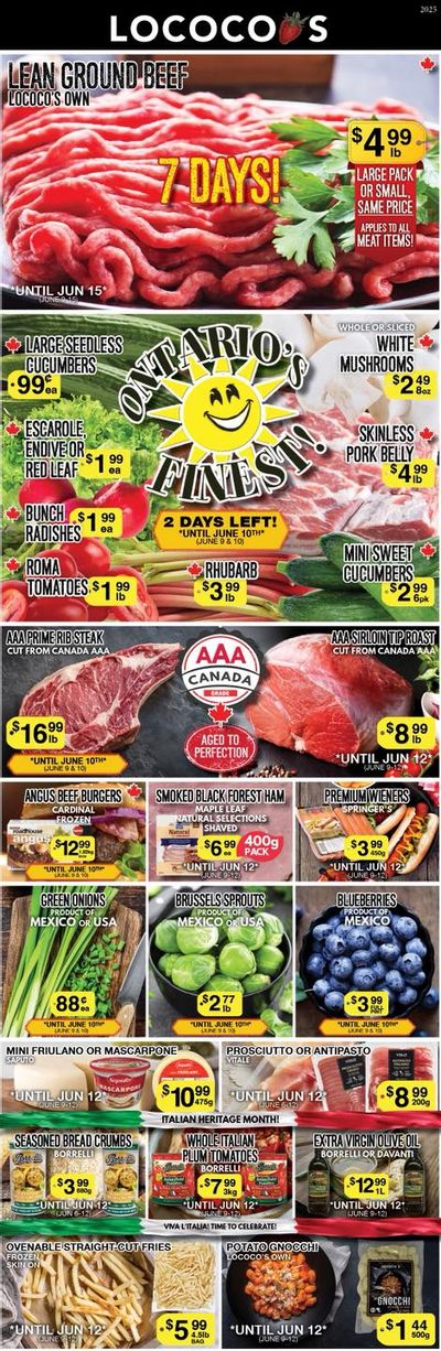 Lococo's Flyer June 9 to 12 Lococo's Flyer June 9 to 12