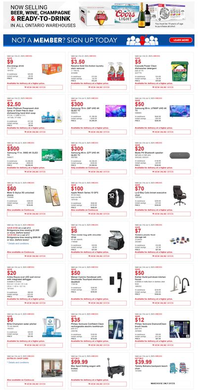 Costco (ON, West & Atlantic Canada) Warehouse Offers  June 9 to July 6