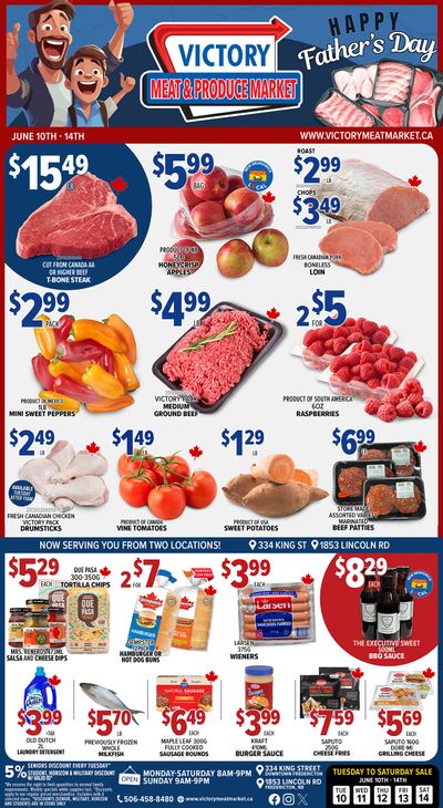 Victory Meat Market Flyer June 10 to 14
