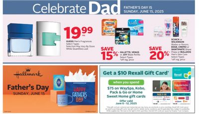 Rexall Canada: Get a $10 Rexall Gift Card When You Spend $75 on Select Gift Cards