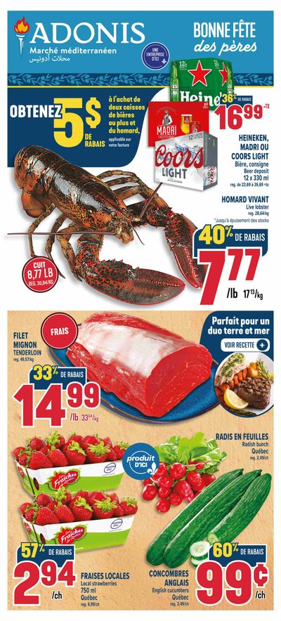 Marche Adonis (QC) Flyer June 12 to 18