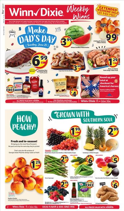 Winn Dixie Weekly Ad & Flyer June 17 to 23