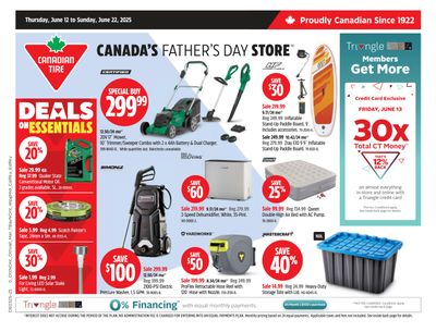 Canadian Tire (Atlantic) Flyer June 12 to 18 Canadian Tire (Atlantic) Flyer June 12 to 18