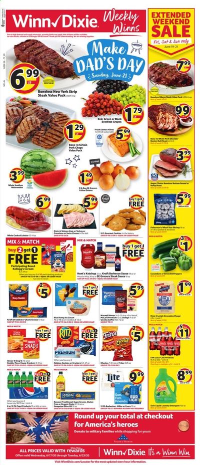 Winn Dixie Weekly Ad & Flyer June 17 to 23