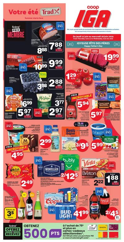 Coop IGA Flyer June 12 to 18 Coop IGA Flyer June 12 to 18