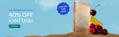DAVIDsTEA Canada: 40% off Iced Teas + Sale Items 50% off