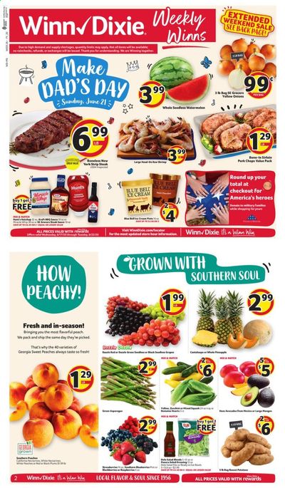 Winn Dixie Weekly Ad & Flyer June 17 to 23