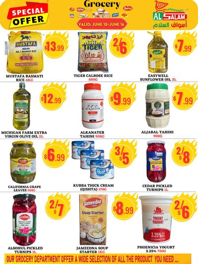Al-Salam Supermarket Flyer June 10 to 16