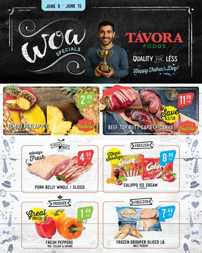 Tavora Foods Flyer June 9 to 15