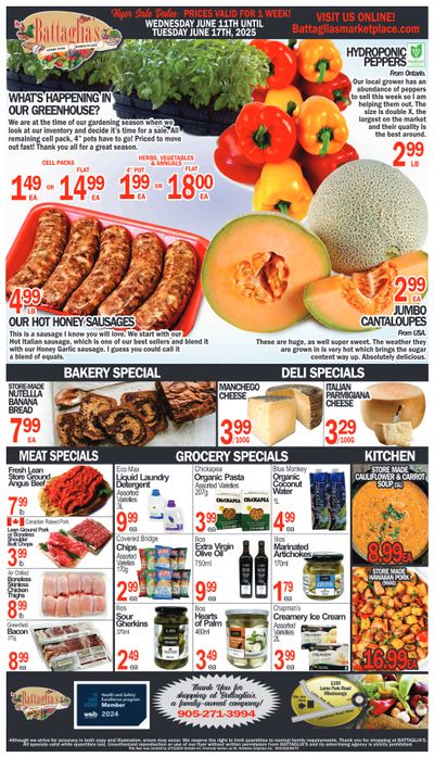 Battaglia's Marketplace Flyer June 11 to 17