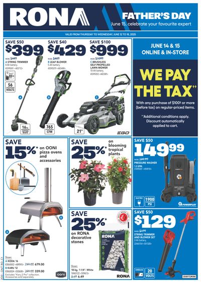 Rona & Rona+ (ON) Flyer June 12 to 18