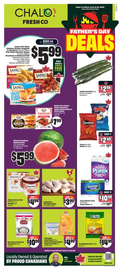 Chalo! FreshCo (West) Flyer June 12 to 18
