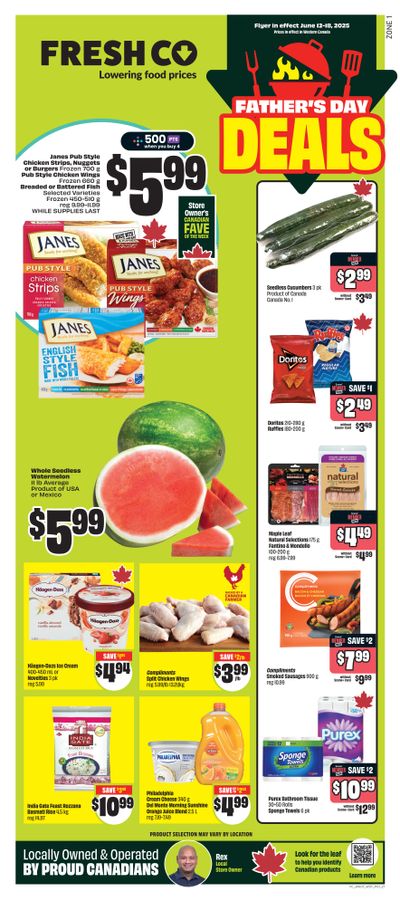 FreshCo (West) Flyer June 12 to 18