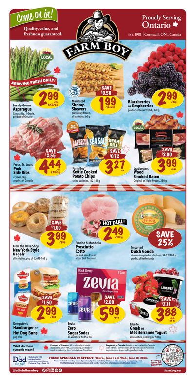 Farm Boy Flyer June 12 to 18