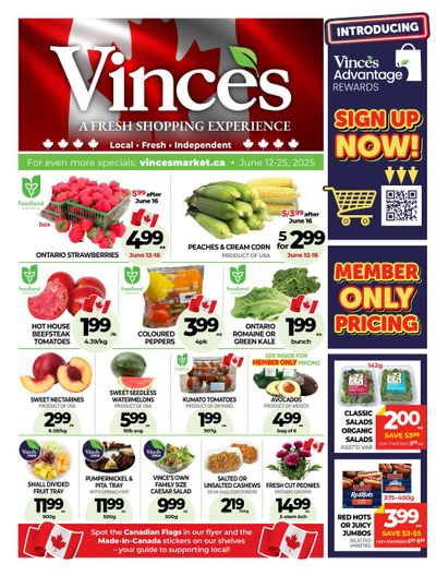 Vince's Market Flyer June 12 to 25