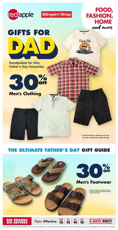 The Bargain Shop & Red Apple Stores Flyer June 12 to 15