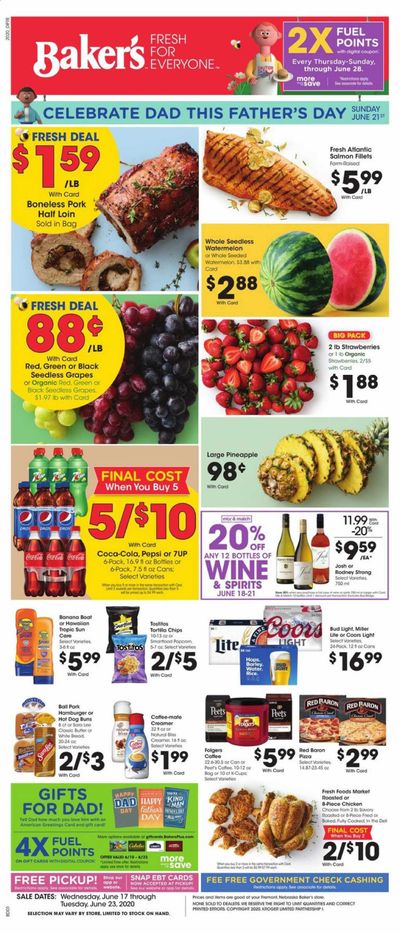 Baker's Weekly Ad & Flyer June 17 to 23