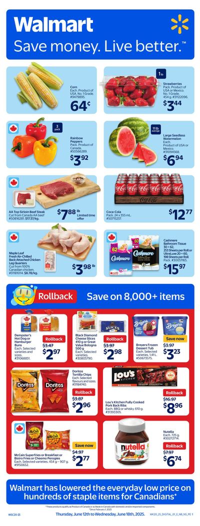 Walmart (Atlantic) Flyer June 12 to 18 Walmart (Atlantic) Flyer June 12 to 18
