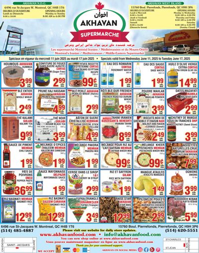 Akhavan Supermarche Flyer June 11 to 17