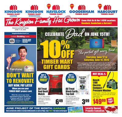 Timber Mart Flyer June 11 to 24