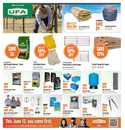 UFA Co-operative Limited Flyer June 12 to 30 UFA Co-operative Limited Flyer June 12 to 30