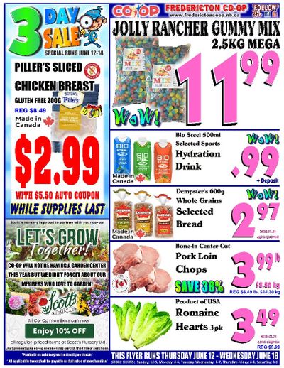 Fredericton Co-op Flyer June 12 to 18